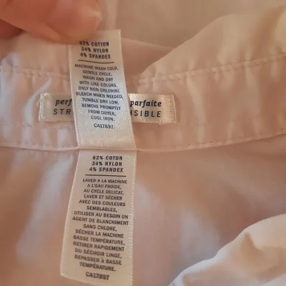 Old Navy Perfect Fit Pink Button Down Shirt XXL - Picture 6 of 8